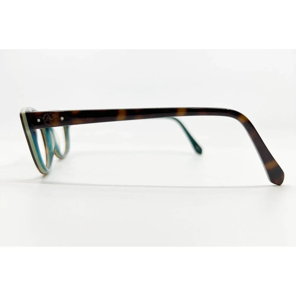 AV Studio Eyeglass Frames Womens Tortoise Green Cat Eye AV52S 50-17-135